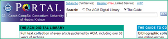 The ACM Digital Library
